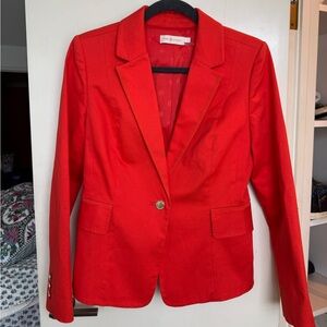 Tory Burch Vibrant Orange Blazer